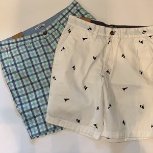 New Men's Nautica Plaid Shorts - 32W